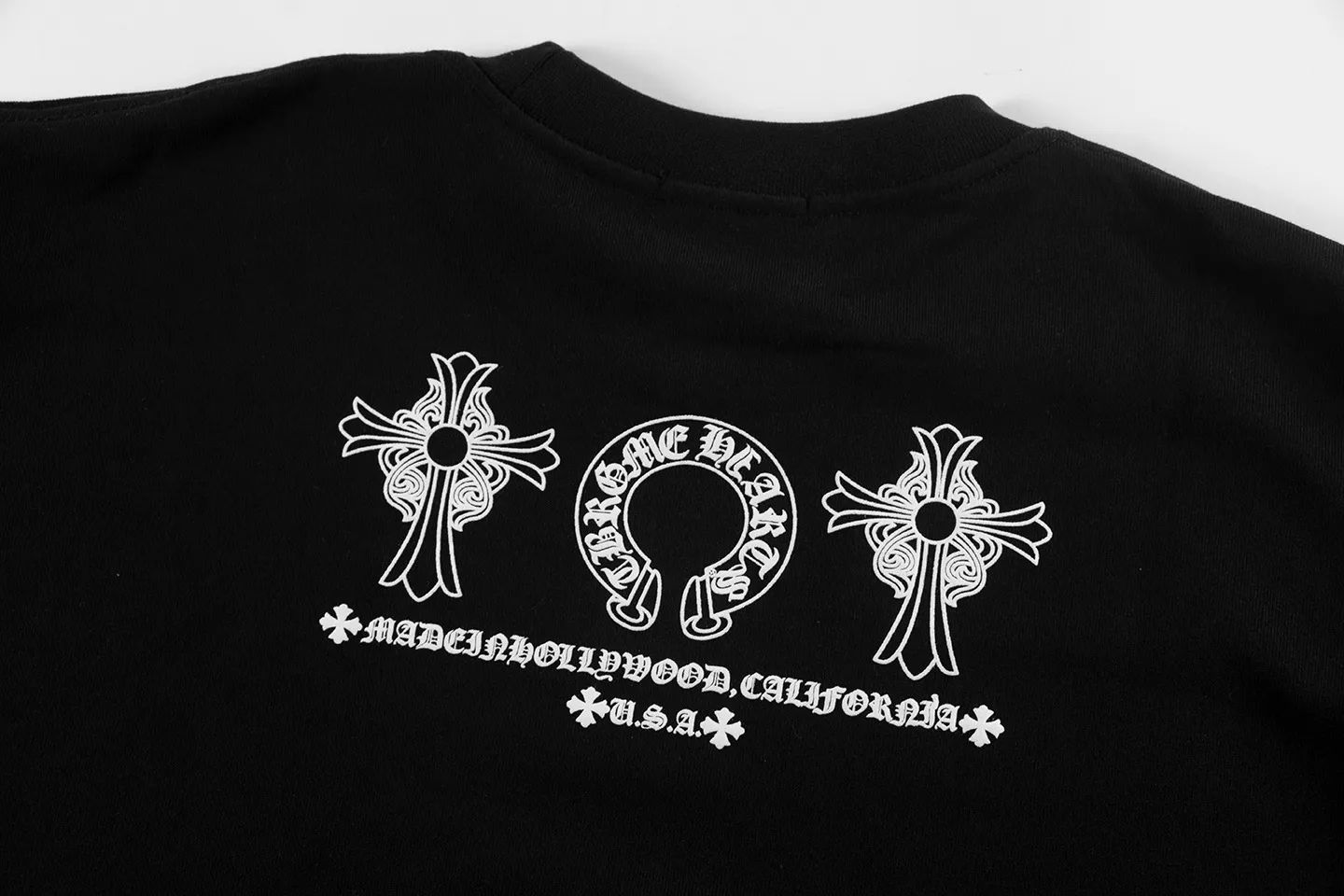 P270 Chrome Hearts Chrome Hearts zipper classic horseshoe print sweatshirt Size: SMLXL Color: Black